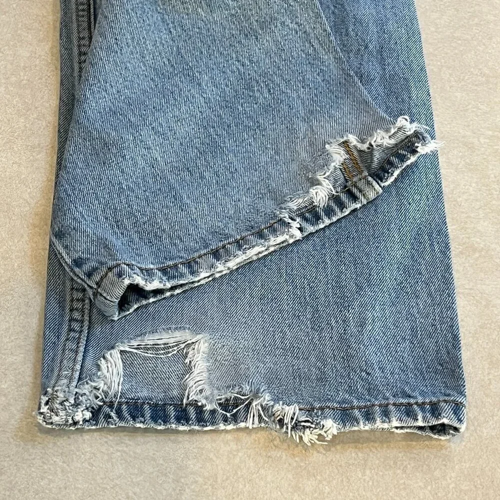 Levi's Jeans Men's 505 Straight Leg Blue Denim‎ 38x32 Classic Fit
